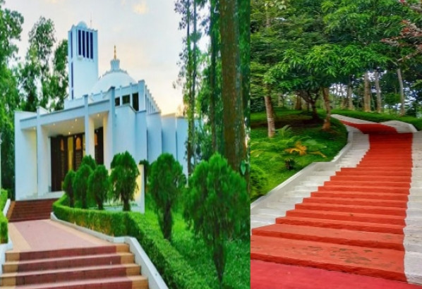 চায়ের রাজধানীতে দৃষ্টিনন্দন মসজিদ