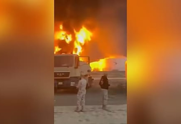 কুয়েত বিমানবন্দরে ড্রোন হামলা, জ্বালানি ট্যাংকে ভয়াবহ আগুন