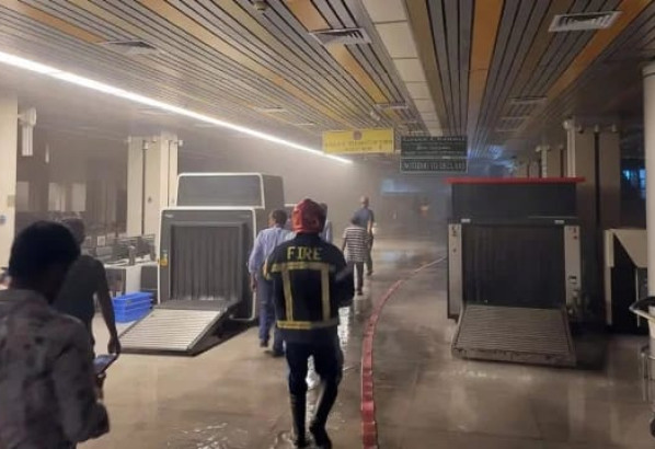 সিলেট আন্তর্জাতিক বিমানবন্দরের সার্ভার রুমে আগুন