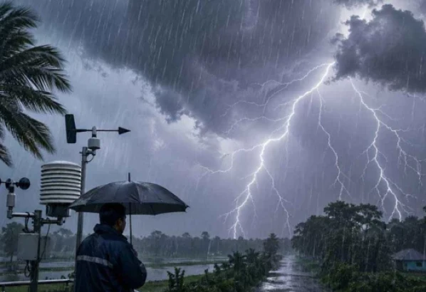 দেশের ১৮ অঞ্চলে ঝড়সহ বজ্রবৃষ্টির শঙ্কা, নদীবন্দরে সতর্ক সংকেত