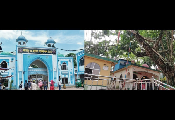 নান্দনিক কমপ্লেক্সে রূপান্তর হচ্ছে সিলেটের যে দুই মাজার